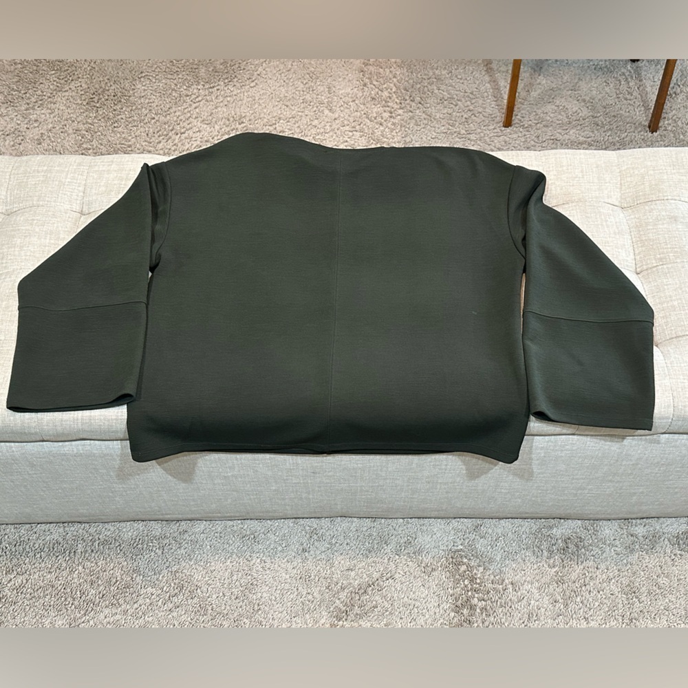 Prologue Green Crewneck Dress Sweater - Size Large - EUC - Picture 4 of 6
